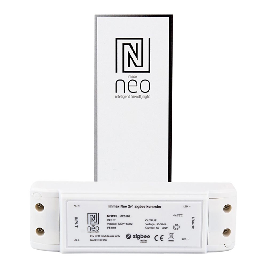 Immax NEO 07010L - Kytkentälaite 2v1 38W/230V ZigBee Tuya