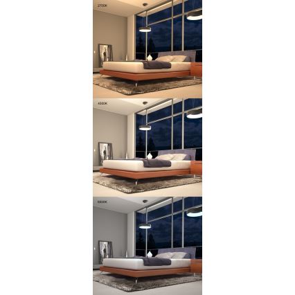 Immax NEO 07022L - Himmennettävä LED-kattokruunu johdossa kaukosäätimellä AGUJERO LED/39W/230V Tuya