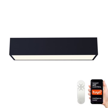 Immax NEO 07074-60 - Himmennettävä LED-kattovalaisin CANTO LED/34W/230V musta Tuya + kauko-ohjaus