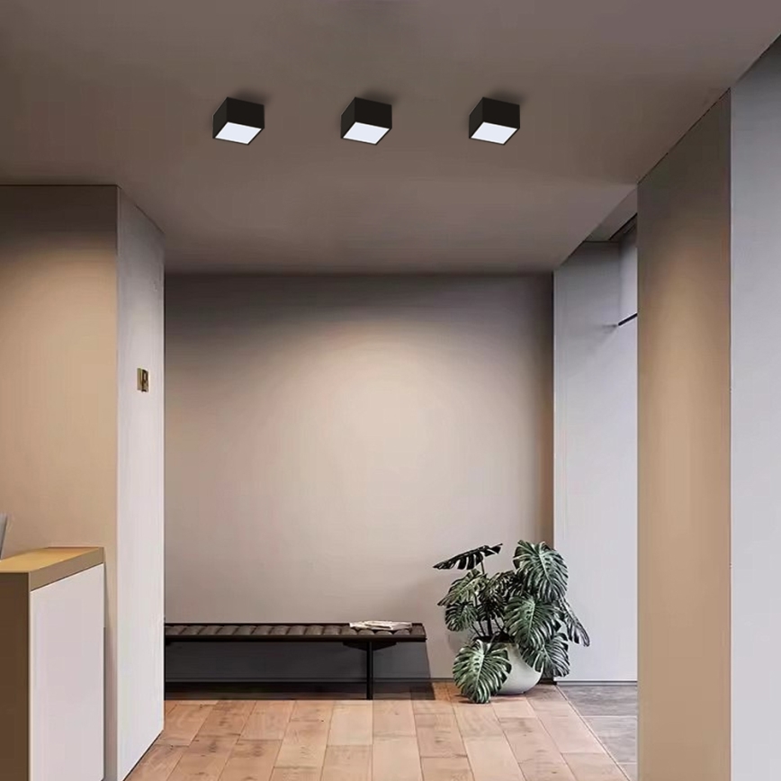 Immax Neo 07074L-15BD - Setti 2x Himmennettävä LED-kattovalaisin CANTO 2xLED/12W/230V + kauko-ohjaus Tuya