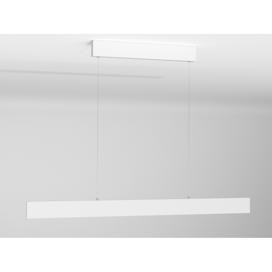 Immax NEO 07075L-LED Himmennettävä kattokruunu johdossa LISTON valkoinen LED/18W/230V + kaukosäädin Tuya