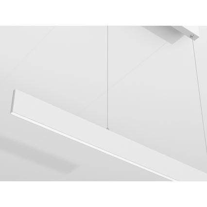 Immax NEO 07075L-LED Himmennettävä kattokruunu johdossa LISTON valkoinen LED/18W/230V + kaukosäädin Tuya