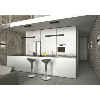Immax NEO 07076L - LED himmennettävä kattovalaisin mustalla johdolla LISTON LED/18W/230V Tuya + kaukosäädin