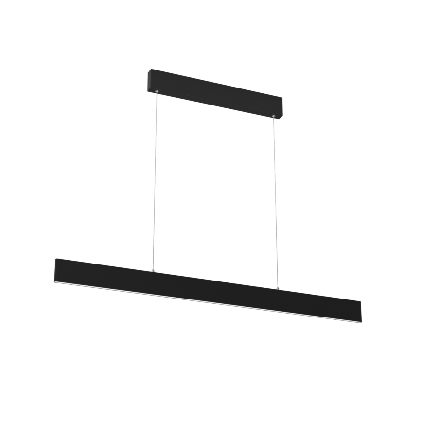 Immax NEO 07076L - Himmennettävä kattokruunu johdossa musta LISTON LED/18W/230V + DO Tuya