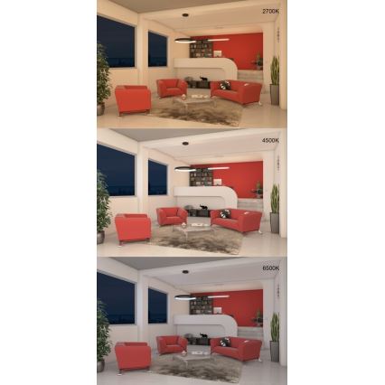 Immax NEO 07077L - Himmennettävä LED-kattokruunu narussa HIPODROMO LED/66W/230V Tuya