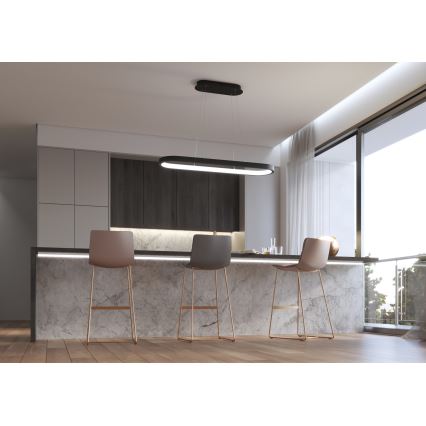 Immax NEO 07077L - Himmennettävä LED-kattokruunu narussa HIPODROMO LED/66W/230V Tuya