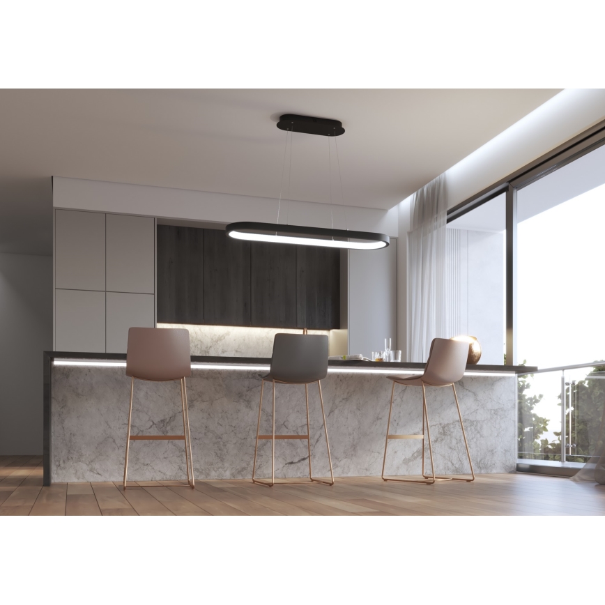 Immax NEO 07077L - Himmennettävä LED-kattokruunu narussa HIPODROMO LED/66W/230V Tuya