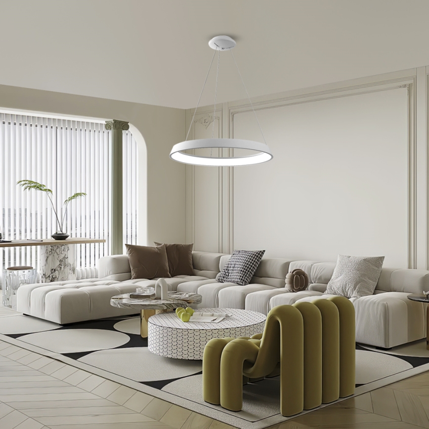 Immax NEO 07079L - Himmennettävä LED-kattokruunu narussa LIMITADO LED/39W/230V 60 cm+DO Tuya