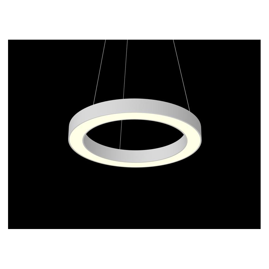 Immax NEO 07091L - Himmennettävä LED-kattokruunu narussa PASTEL LED/52W/230V 60 cm valkoinen Tuya