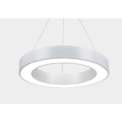 Immax NEO 07091L - Himmennettävä LED-kattokruunu narussa PASTEL LED/52W/230V 60 cm valkoinen Tuya
