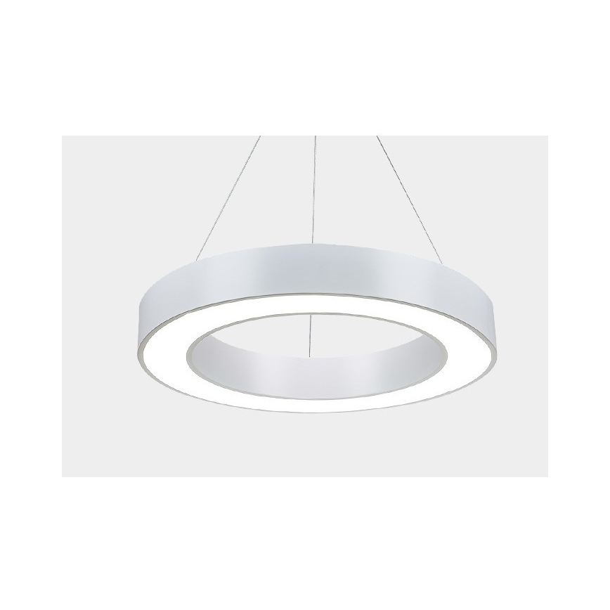 Immax NEO 07091L - Himmennettävä LED-kattokruunu narussa PASTEL LED/52W/230V 60 cm valkoinen Tuya