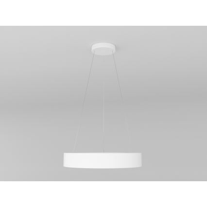 Immax NEO 07091L - Himmennettävä LED-kattokruunu narussa PASTEL LED/52W/230V 60 cm valkoinen Tuya