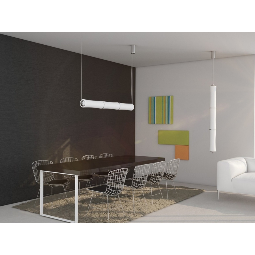 Immax NEO 07104L - Himmennettävä LED-kattokruunu narussa BAMBOOS LED/45W/230V 135 cm Tuya