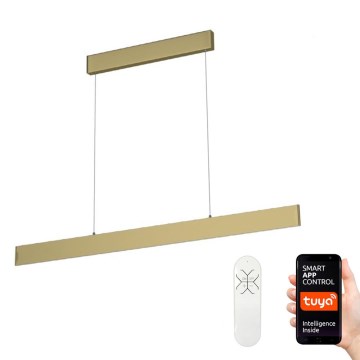 Immax Neo 07128L - LED  Himmennettävä kattokruunu johdossa LISTON kulta LED/18W/230V ZigBee + kauko-ohjaus Tuya