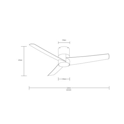 Immax NEO 07135-S - LED himmennettävä kattovalo FRESH LED/18W/230V Wi-Fi Tuya mattakromi + kauko-ohjaus