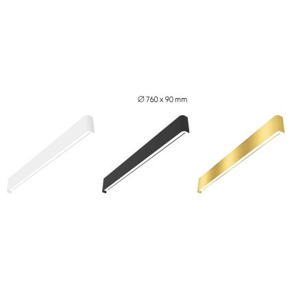 Immax NEO 07137-W - LED SMART Himmennettävä seinävalaisin LINEA valkoinen LED/40W/230V + kauko-ohjaus 76 cm Tuya ZigBee