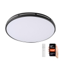 Immax NEO 07145-B42 - Himmennettävä LED-kattovalaisin NEO LITE VISTAS LED/24W/230V Wi-Fi musta + kaukosäädin