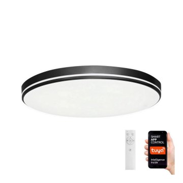 Immax NEO 07148-B40 - Himmennettävä LED-kattovalaisin NEO LITE AREAS LED/24W/230V Tuya Wi-Fi musta +kaukosäädin