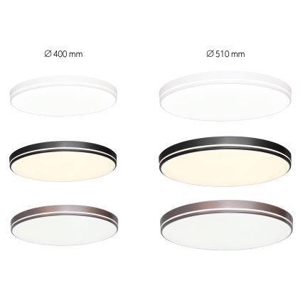 Immax NEO 07148-B51 - Himmennettävä LED-kattovalaisin NEO LITE AREAS LED/48W/230V Tuya Wi-Fi musta + kaukosäädin