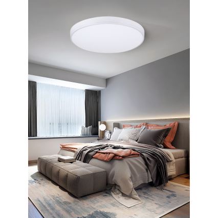 Immax NEO 07149-W51 - Himmennettävä LED-kattovalaisin NEO LITE AREAS LED/48W/230V Tuya Wi-Fi valkoinen + kaukosäädin