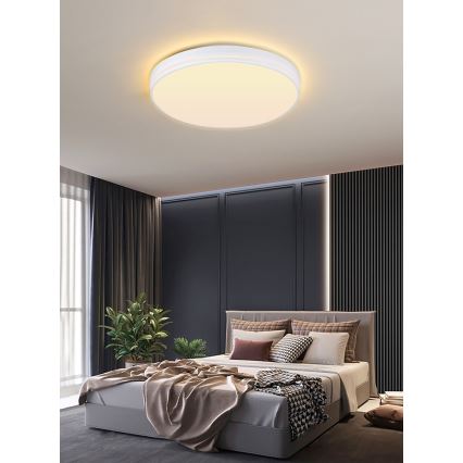 Immax NEO 07149-W51 - Himmennettävä LED-kattovalaisin NEO LITE AREAS LED/48W/230V Tuya Wi-Fi valkoinen + kaukosäädin