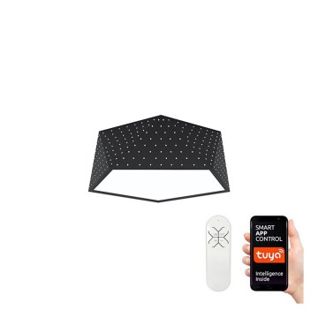 Immax NEO 07151-B40 - LED Himmennettävä kattovalo BRILIANT LED/20W/230V Wi-Fi Tuya musta + kauko-ohjain