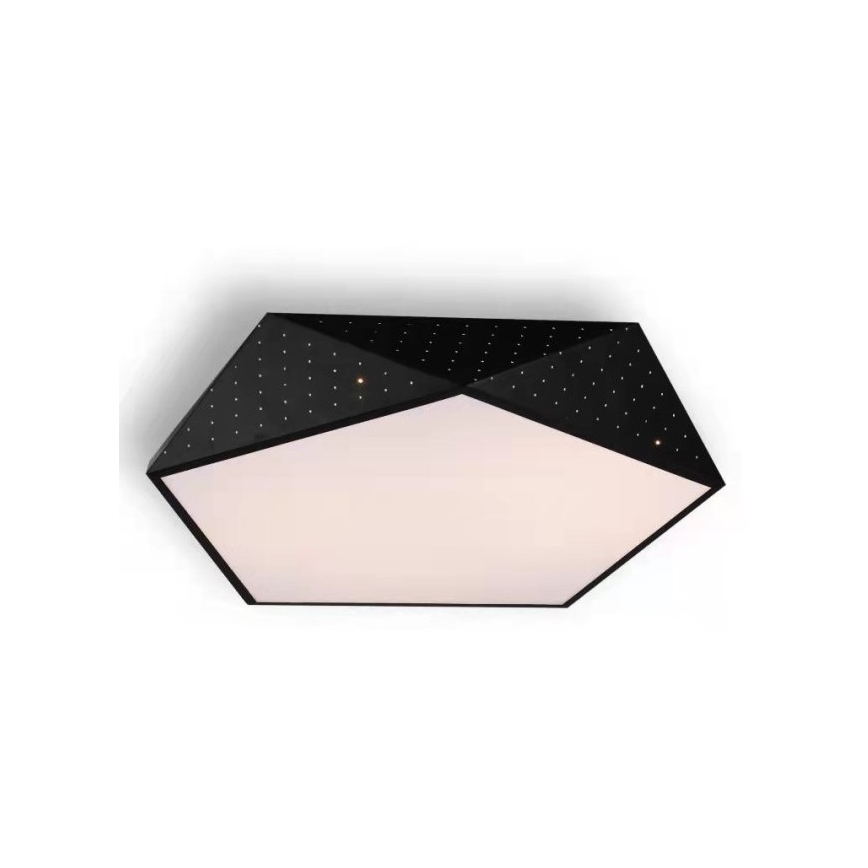 Immax NEO 07151-B40 - LED Himmennettävä kattovalo BRILIANT LED/20W/230V Wi-Fi Tuya musta + kauko-ohjain