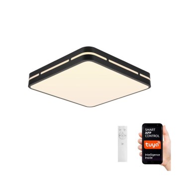Immax NEO 07154-B42 - LED Himmennettävä kattovalo NEO LITE PERFECTO LED/48W/230V Wi-Fi Tuya musta + kauko-ohjain