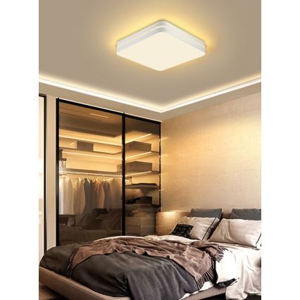 Immax NEO 07155-W30 - LED Himmennettävä kattovalo NEO LITE PERFECTO LED/24W/230V Wi-Fi Tuya valkoinen + kauko-ohjain