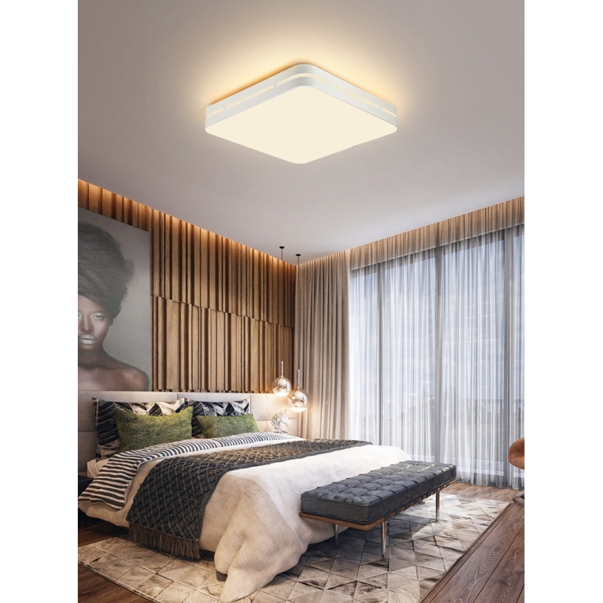Immax NEO 07155-W30 - LED Himmennettävä kattovalo NEO LITE PERFECTO LED/24W/230V Wi-Fi Tuya valkoinen + kauko-ohjain