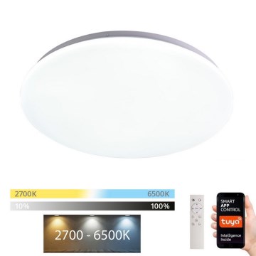 Immax NEO 07156-38 - Himmennettävä LED-kattovalo ANCORA LED/24W/230V 2700-6500K Wi-Fi +kaukosäädin Tuya