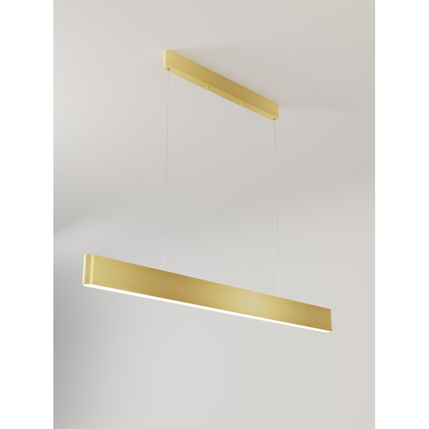 Immax NEO 07157-G120X - LED RGB+CCTW Himmennettävä kattokruunu johdossa MILANO LED/40W/230V Tuya kulta