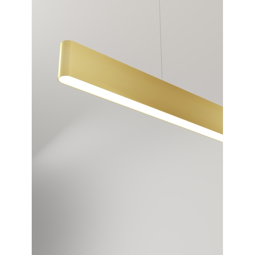 Immax NEO 07157-G120X - LED RGB+CCTW Himmennettävä kattokruunu johdossa MILANO LED/40W/230V Tuya kulta