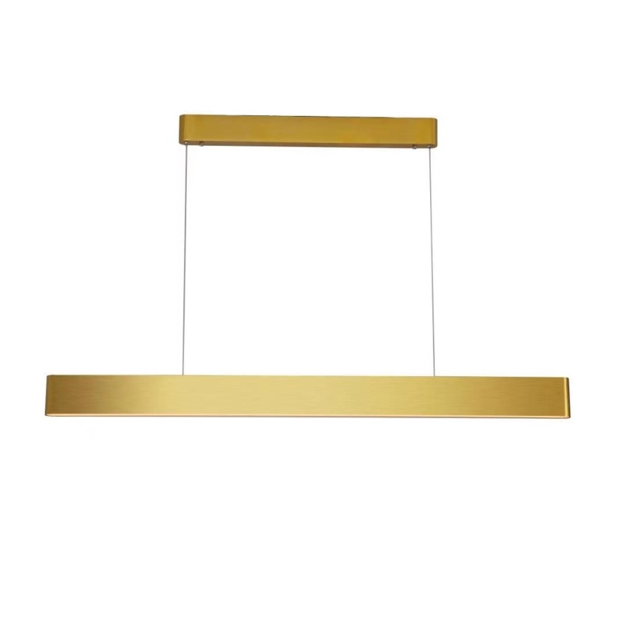 Immax NEO 07157-G120X - LED RGB+CCTW Himmennettävä kattokruunu johdossa MILANO LED/40W/230V Tuya kulta
