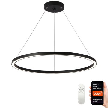 Immax NEO 07158-B80 - LED Himmennettävä riippuvalaisin FINO LED/60W/230V Tuya musta + kaukosäädin