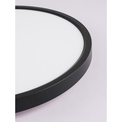 Immax NEO 07166-B40 - LED RGB+CCT Himmennettävä kattovalaisin NEO LITE TUDO LED/50W/230V Wi-Fi Tuya musta + kauko-ohjaus