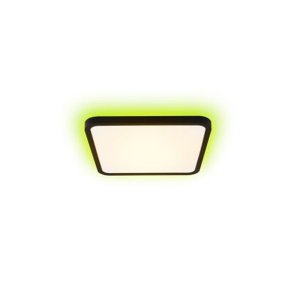 Immax NEO 07167-B40 - LED RGB+CCT Himmennettävä kattovalaisin NEO LITE TUDO LED/50W/230V Wi-Fi Tuya musta + kauko-ohjaus