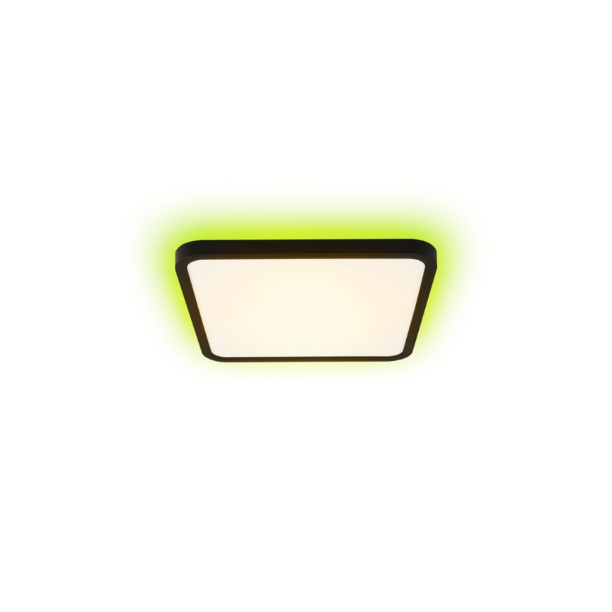Immax NEO 07167-B40 - LED RGB+CCT Himmennettävä kattovalaisin NEO LITE TUDO LED/50W/230V Wi-Fi Tuya musta + kauko-ohjaus