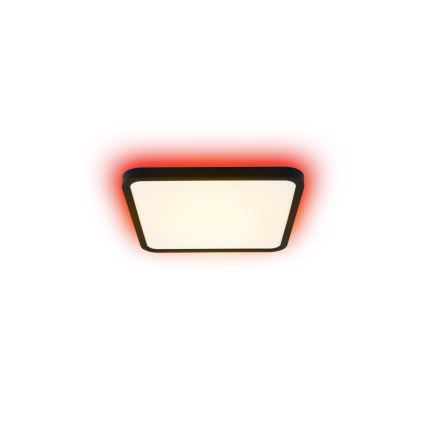 Immax NEO 07167-B40 - LED RGB+CCT Himmennettävä kattovalaisin NEO LITE TUDO LED/50W/230V Wi-Fi Tuya musta + kauko-ohjaus