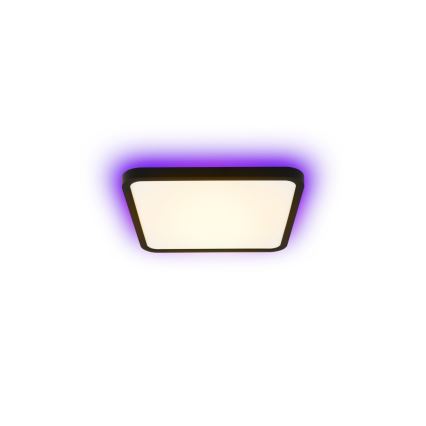 Immax NEO 07167-B40 - LED RGB+CCT Himmennettävä kattovalaisin NEO LITE TUDO LED/50W/230V Wi-Fi Tuya musta + kauko-ohjaus
