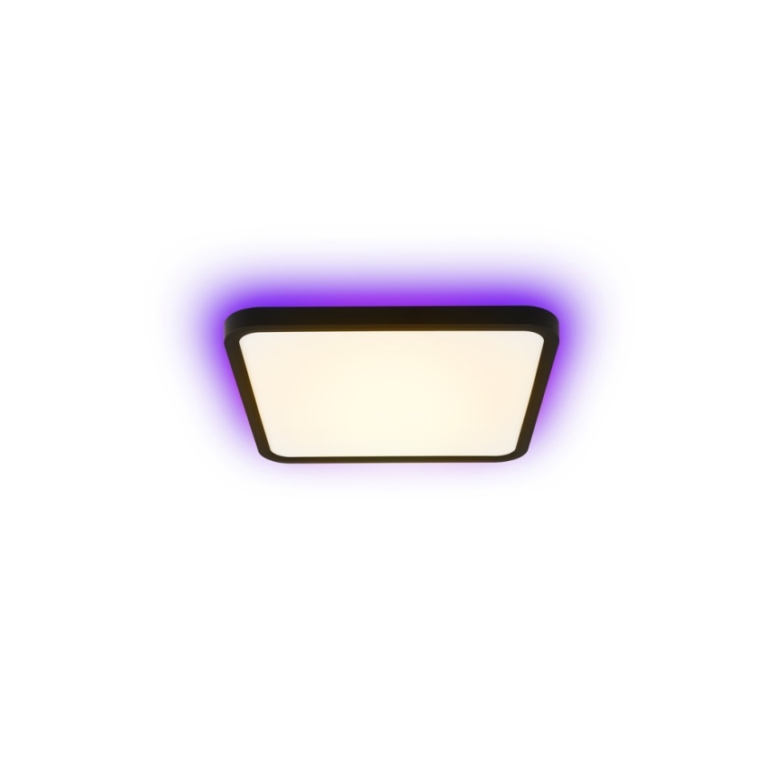 Immax NEO 07167-B40 - LED RGB+CCT Himmennettävä kattovalaisin NEO LITE TUDO LED/50W/230V Wi-Fi Tuya musta + kauko-ohjaus