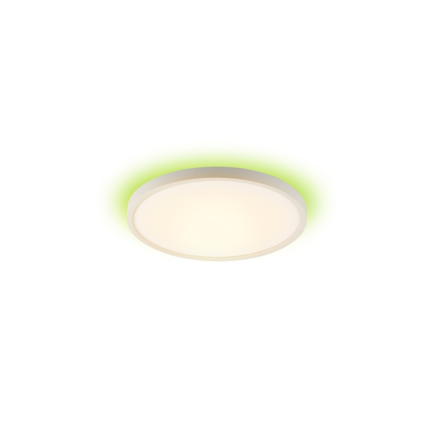 Immax NEO 07169-W60 - LED RGB+CCT Himmennettävä kattovalaisin NEO LITE TUDO 65W/230V 2700-6500K Wi-Fi Tuya + kauko-ohjaus valkoinen