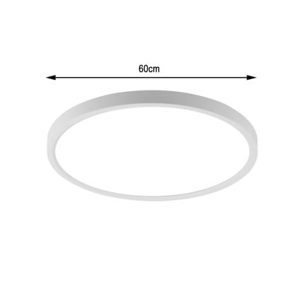 Immax NEO 07169-W60 - LED RGB+CCT Himmennettävä kattovalaisin NEO LITE TUDO 65W/230V 2700-6500K Wi-Fi Tuya + kauko-ohjaus valkoinen