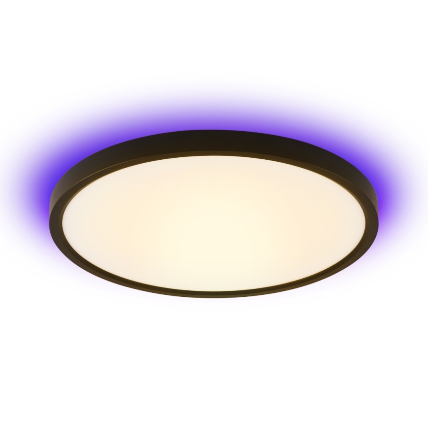 Immax NEO 07170-B60 - LED RGB+CCT Himmennettävä kattovalaisin NEO LITE TUDO LED/65W/230V 2700-6500K Wi-Fi Tuya musta + kauko-ohjaus