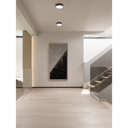 Immax NEO 07200L - Himmennettävä LED-kattovalaisin RONDATE LED/18W/230V 3000-6000K halkaisija 25 cm musta Tuya + kauko-ohjaus