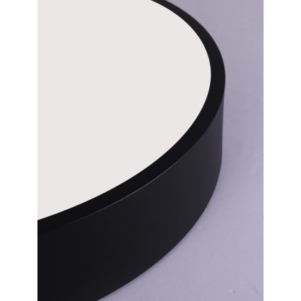 Immax NEO 07201L - Himmennettävä LED-kattovalaisin RONDATE LED/28W/230V musta Tuya + kauko-ohjaus