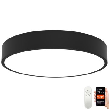 Immax NEO 07202L - Himmennettävä LED-kattovalaisin RONDATE LED/53W/230V musta Tuya + kauko-ohjaus
