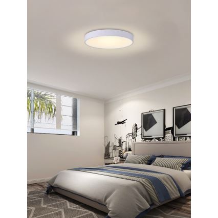 Immax NEO 07206L - Himmennettävä LED-kattovalaisin RONDATE LED/53W/230V valkoinen Tuya + kauko-ohjaus