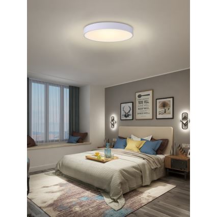 Immax NEO 07206L - Himmennettävä LED-kattovalaisin RONDATE LED/53W/230V valkoinen Tuya + kauko-ohjaus
