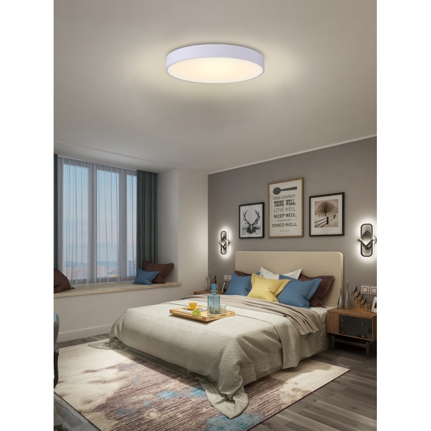 Immax NEO 07206L - Himmennettävä LED-kattovalaisin RONDATE LED/53W/230V valkoinen Tuya + kauko-ohjaus